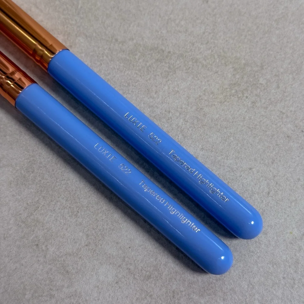 Luxie 522 Tapered Highlighter Brush Duo Set Makeup Brushes